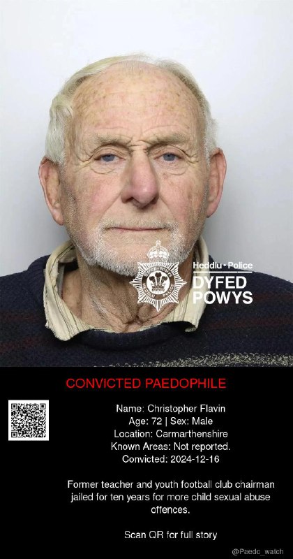 Christopher Flavin 72 from #Carmarthenshire - 16/12/24