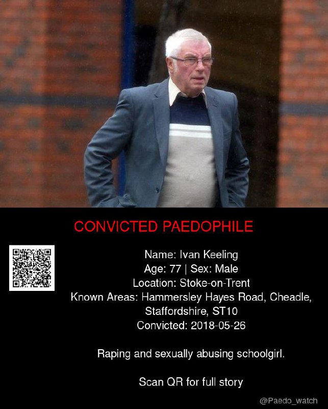 Ivan Keeling 77 from #Stoke-on-Trent - 26/05/18
