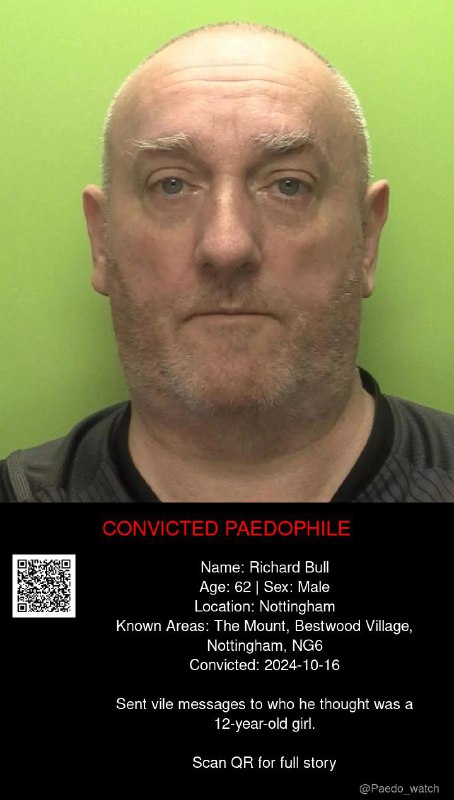 Richard Bull 62 from #Nottingham - 16/10/24
