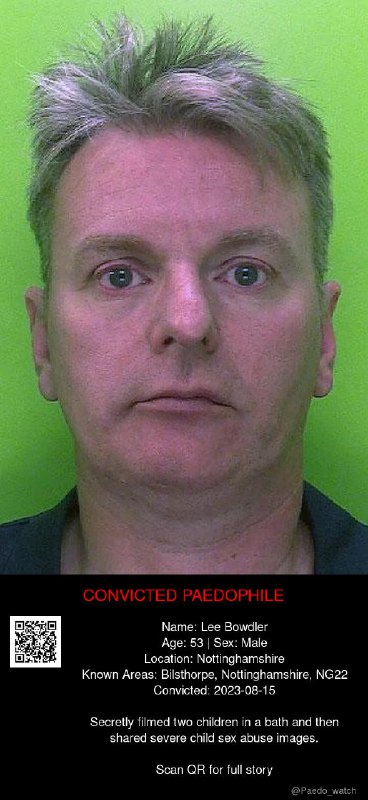Lee Bowdler 53 from #Nottinghamshire - 15/08/23