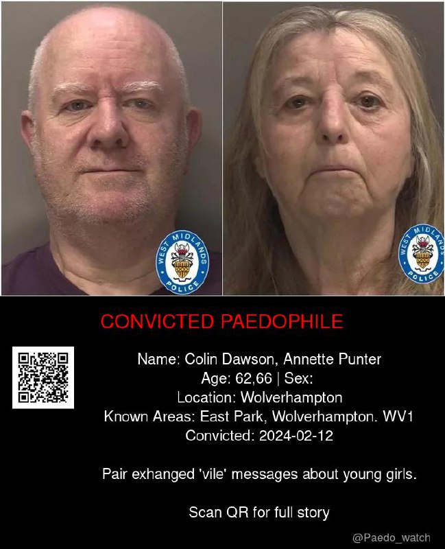 Colin Dawson, Annette Punter 62,66 from #Wolverhampton - 12/02/24