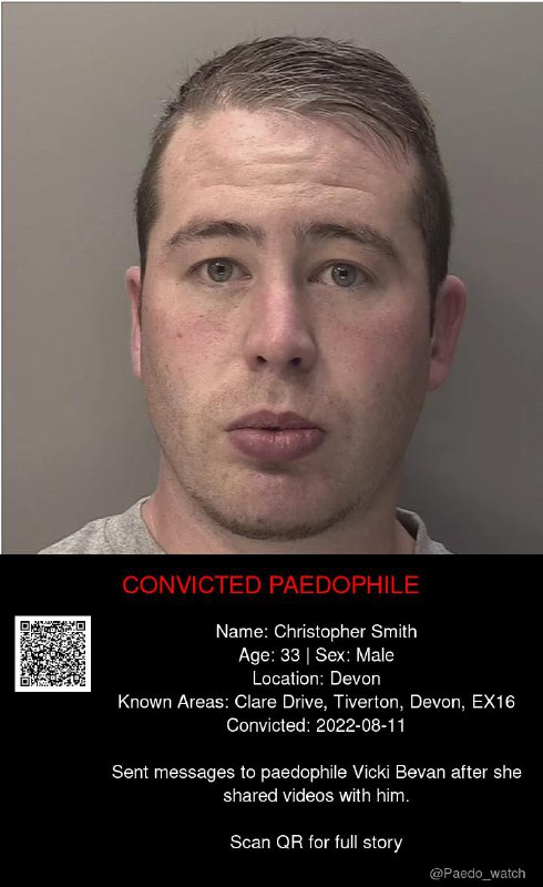 Christopher Smith 33 from #Devon - 11/08/22