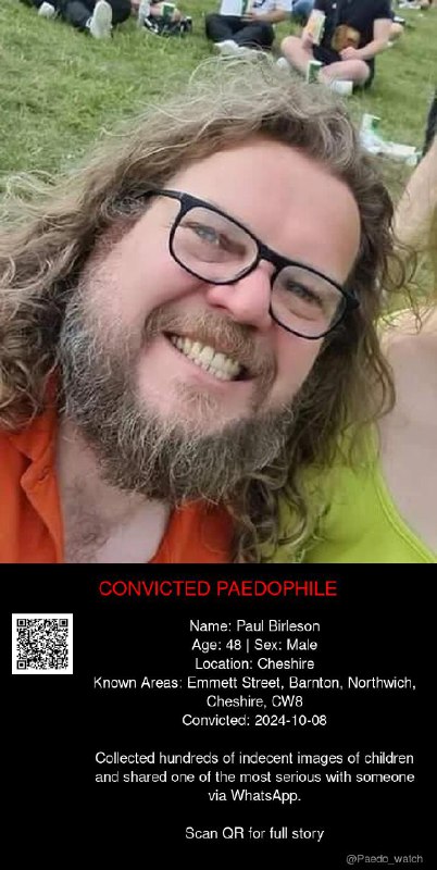 Paul Birleson 48 from #Cheshire - 08/10/24