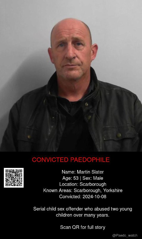 Martin Slater 53 from #Scarborough - 08/10/24