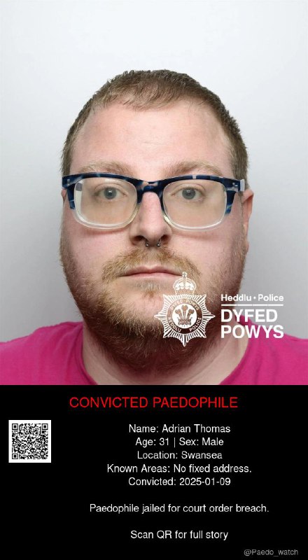 Adrian Thomas 31 from #Swansea - 09/01/25