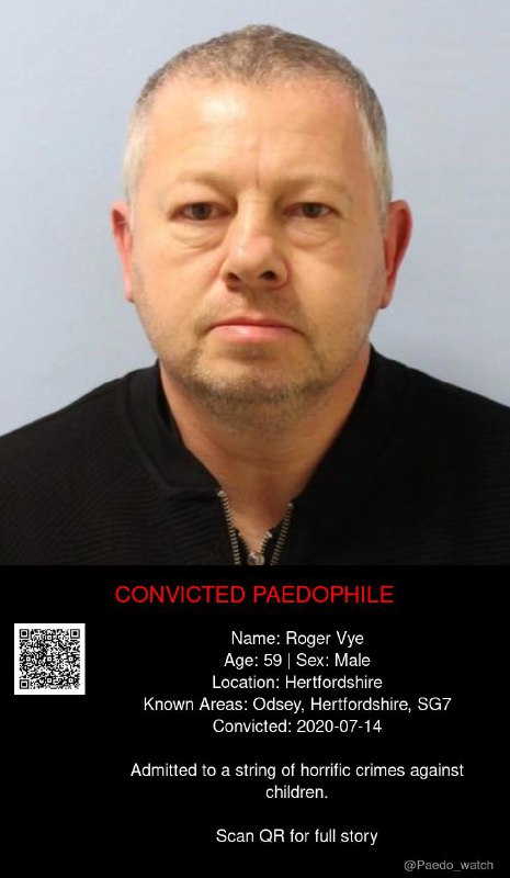 Roger Vye 59 from #Hertfordshire - 14/07/20
