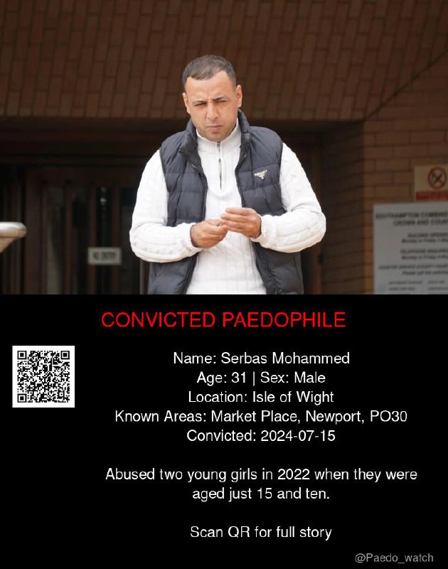 Serbas Mohammed 31 from #Isle of Wight - 15/07/24