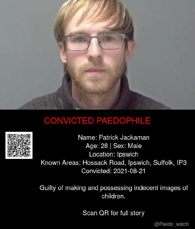 Patrick Jackaman 28 from #Ipswich - 21/08/21