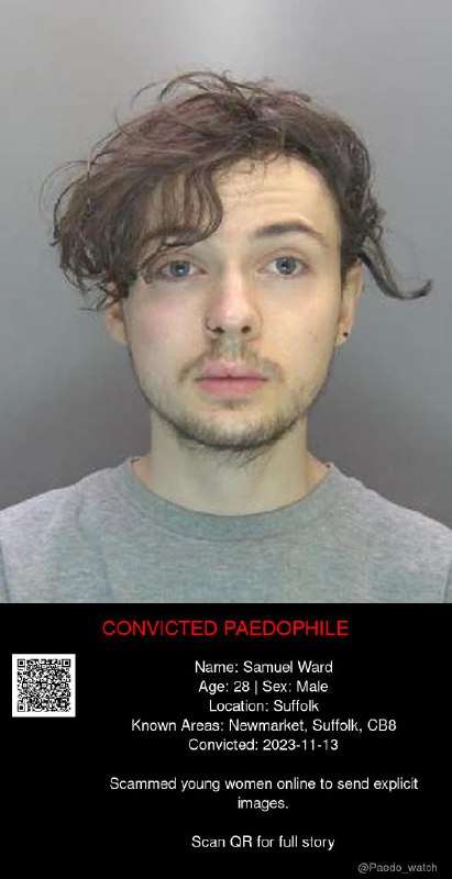 Samuel Ward 28 from #Suffolk - 13/11/23