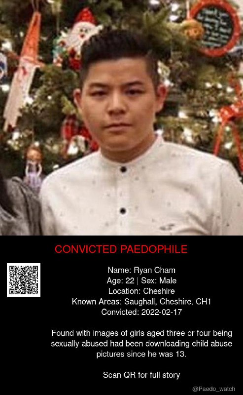 Ryan Cham 22 from #Cheshire - 17/02/22