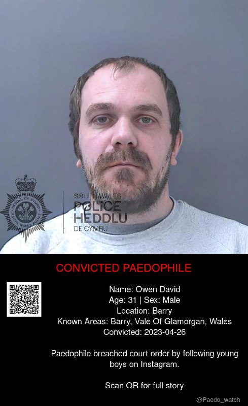 Owen David 31 from #Barry - 26/04/23