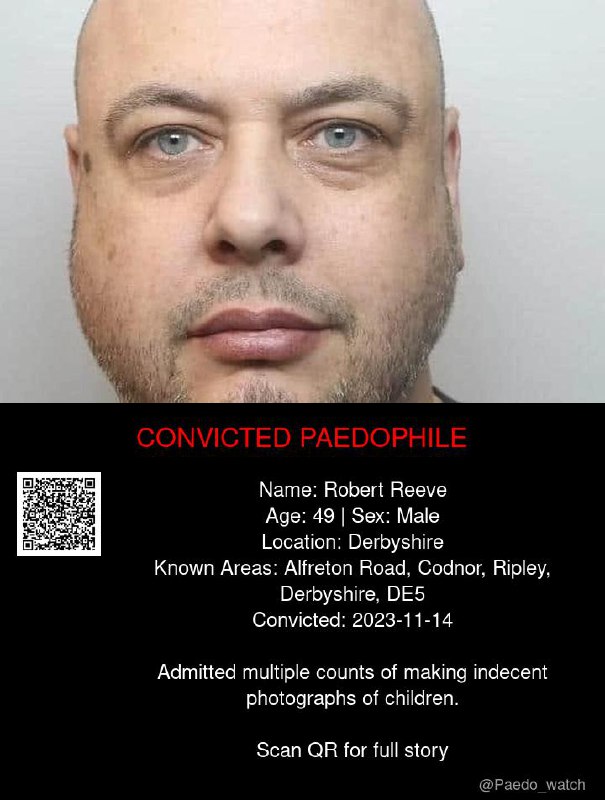 Robert Reeve 49 from #Derbyshire - 14/11/23