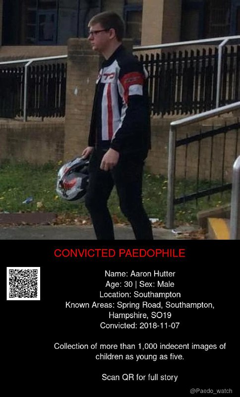 Aaron Hutter 30 from #Southampton - 07/11/18