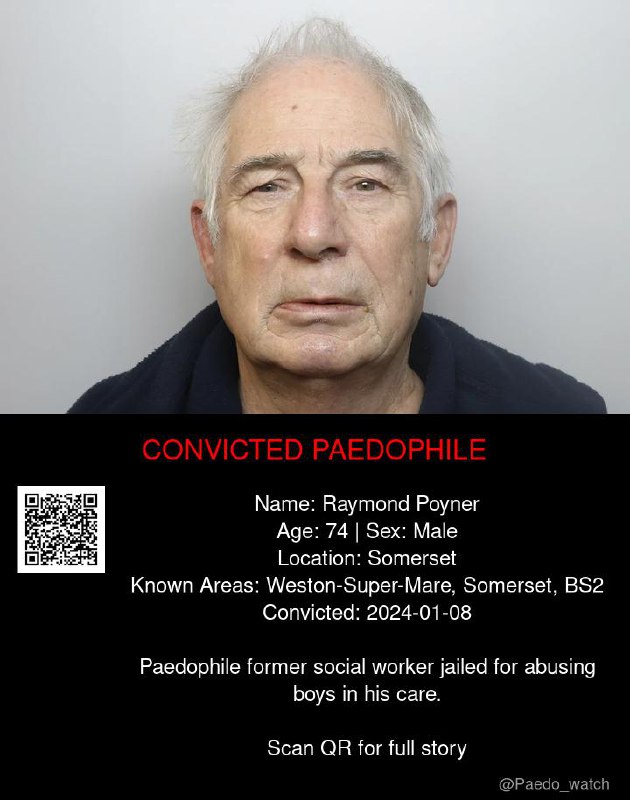 Raymond Poyner 74 from #Somerset - 08/01/24