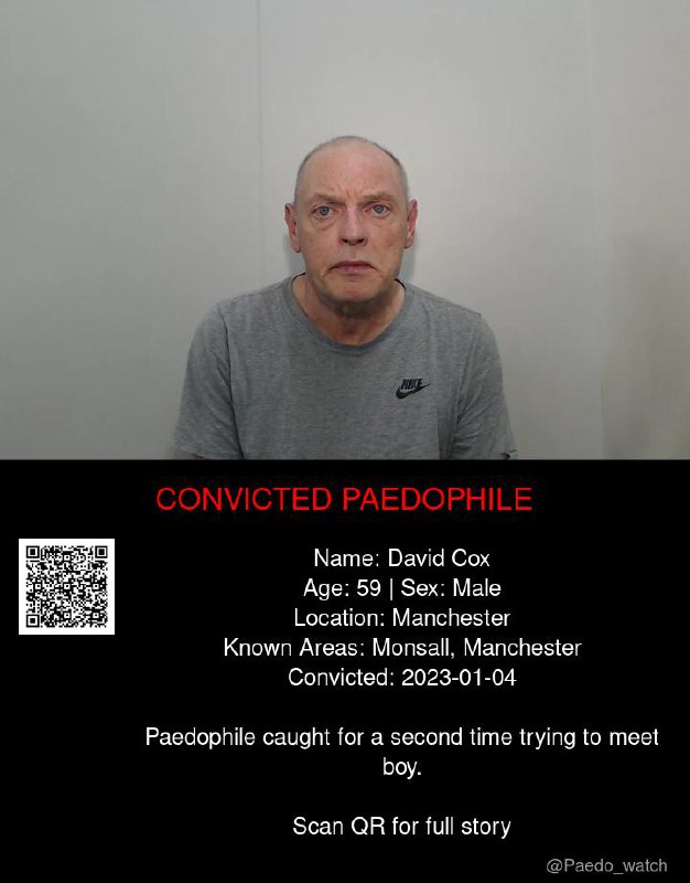 David Cox 59 from #Manchester - 04/01/23