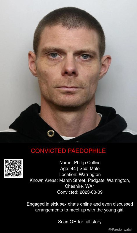 Phillip Collins 44 from #Warrington - 09/03/23