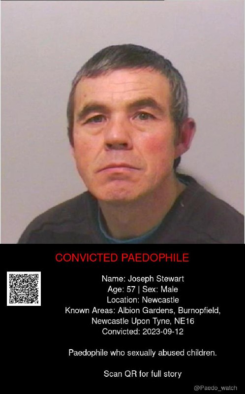 Joseph Stewart 57 from #Newcastle - 12/09/23