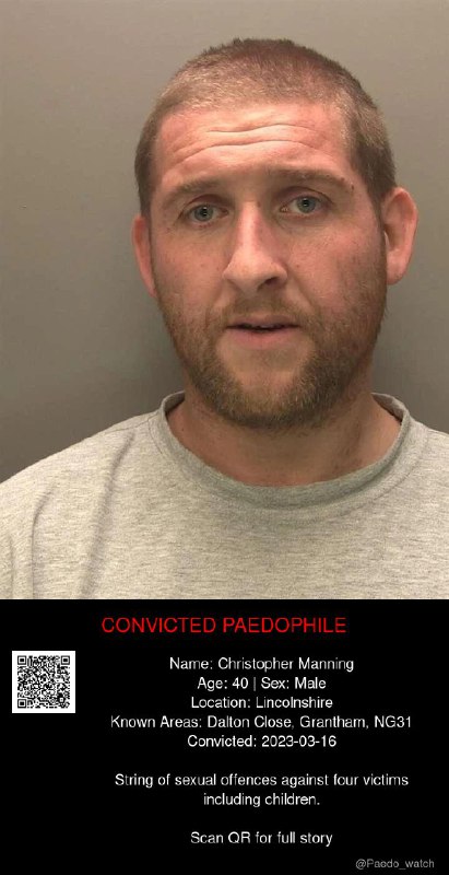 Christopher Manning 40 from #Lincolnshire - 16/03/23