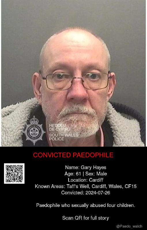 Gary Hayes 61 from #Cardiff - 26/07/24