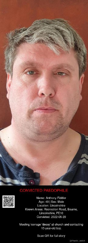 Anthony Fiddler 40 from #Lincolnshire - 20/05/22