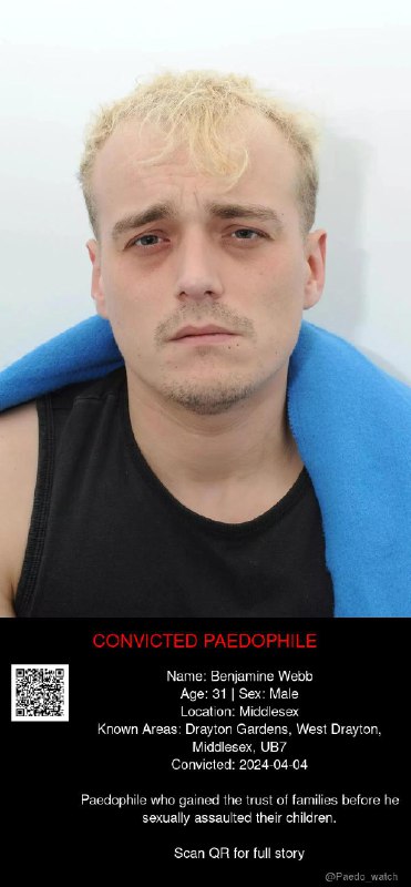 Benjamine Webb 31 from #Middlesex - 04/04/24