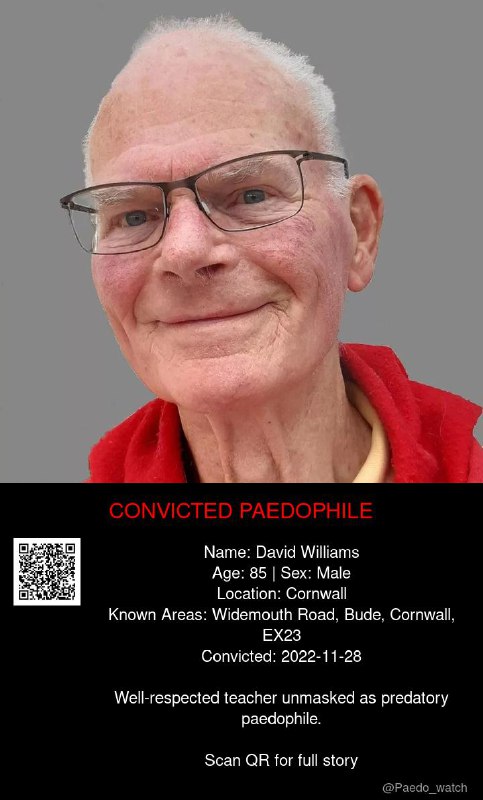 David Williams 85 from #Cornwall - 28/11/22