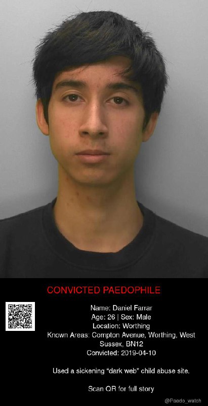 Daniel Farrar 26 from #Worthing - 10/04/19