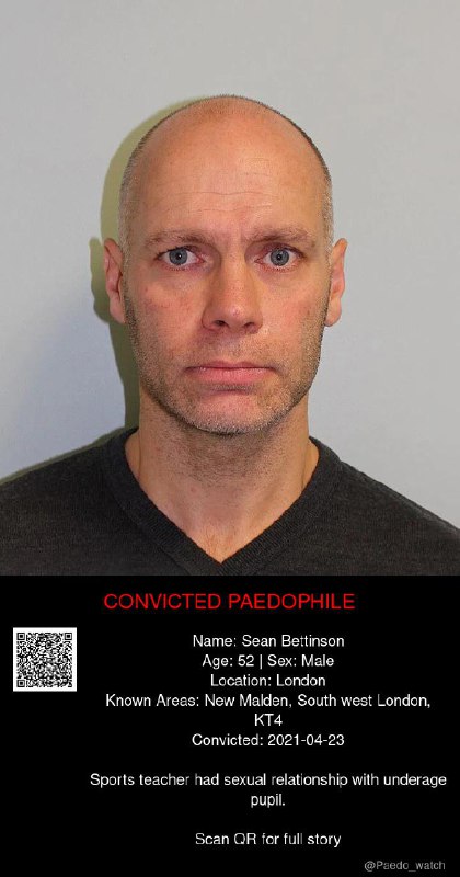 Sean Bettinson 52 from #London - 23/04/21