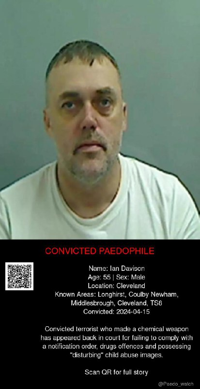 Ian Davison 55 from #Cleveland - 15/04/24