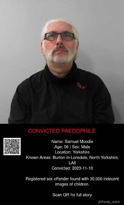 Samuel Moodie 56 from #Yorkshire - 10/11/23