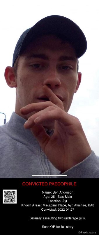 Ben Anderson 25 from #Ayr - 27/04/22