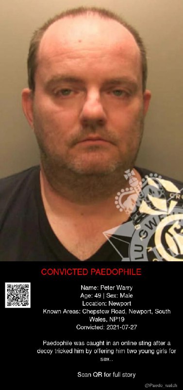 Peter Warry 49 from #Newport - 27/07/21