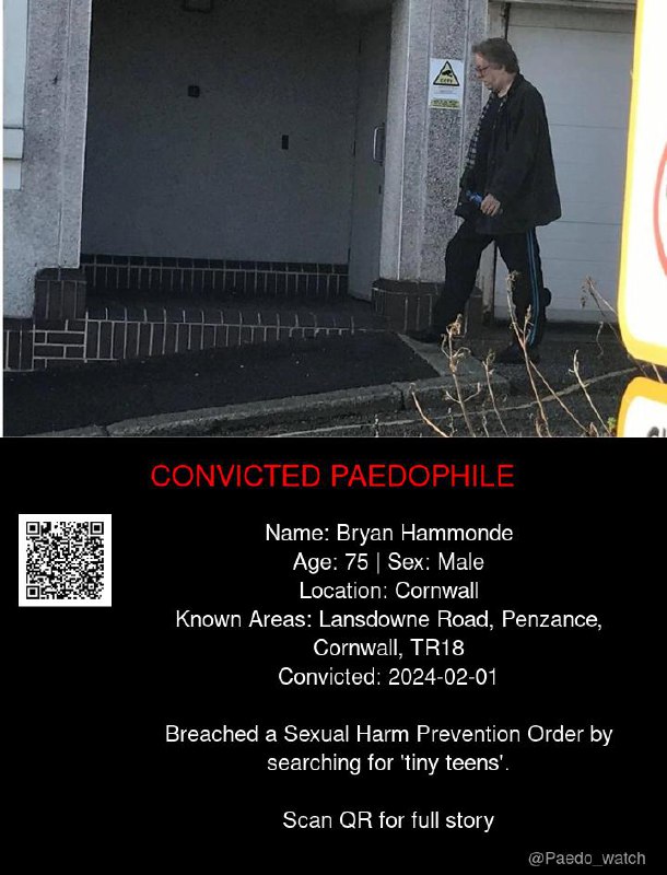 Bryan Hammonde 75 from #Cornwall - 01/02/24