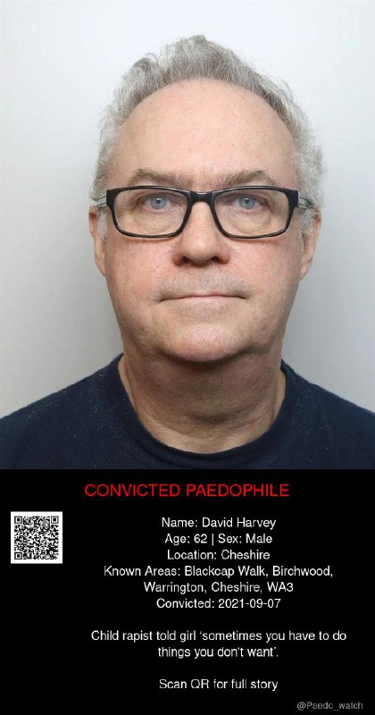 David Harvey 62 from #Cheshire - 07/09/21