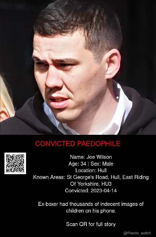 Joe Wilson 34 from #Hull - 14/04/23