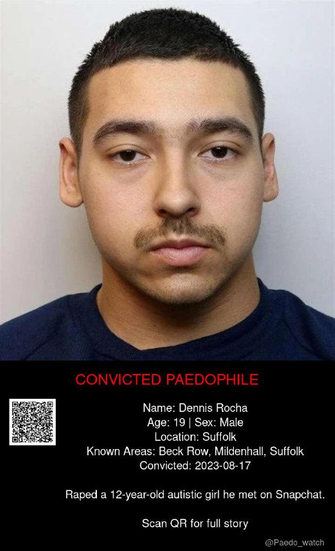 Dennis Rocha 19 from #Suffolk - 17/08/23