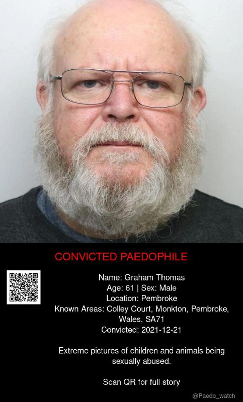 Graham Thomas 61 from #Pembroke - 21/12/21