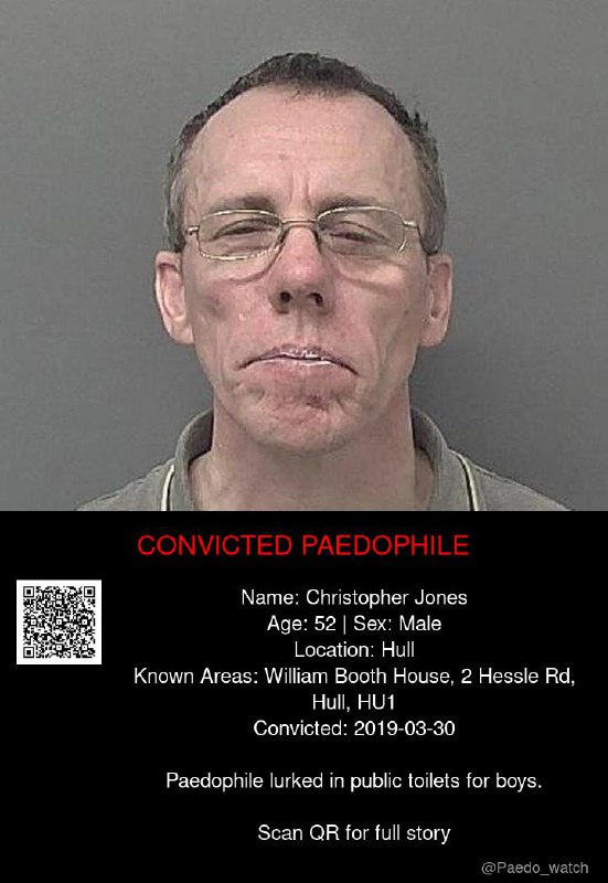 Christopher Jones 52 from #Hull - 30/03/19