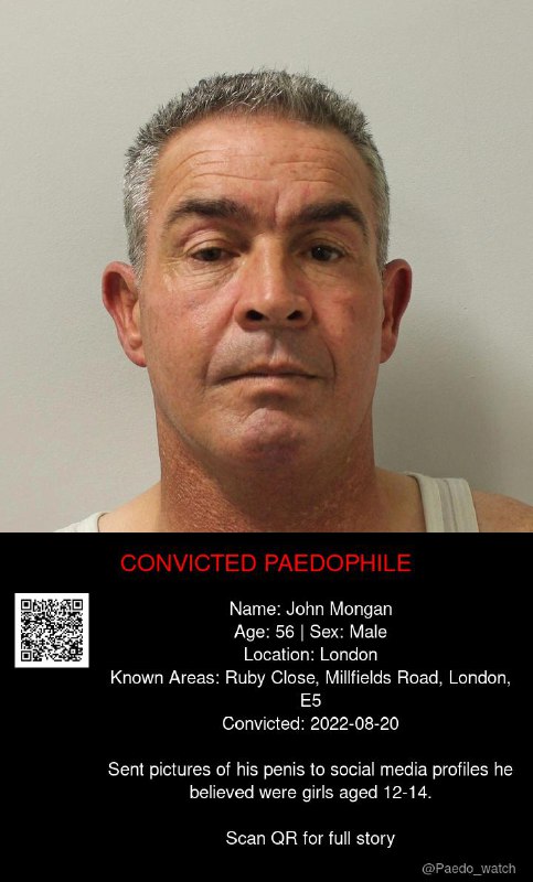 John Mongan 56 from #London - 20/08/22