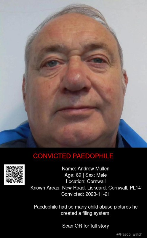 Andrew Mullen 69 from #Cornwall - 21/11/23