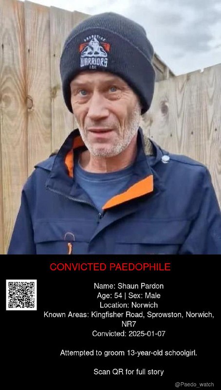 Shaun Pardon 54 from #Norwich - 07/01/25