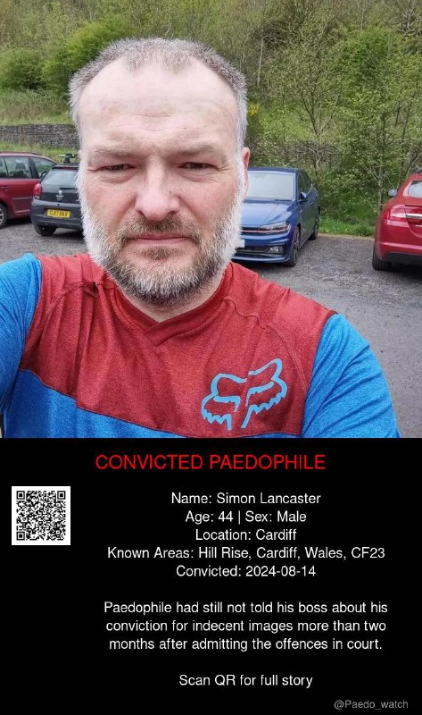 Simon Lancaster 44 from #Cardiff - 14/08/24