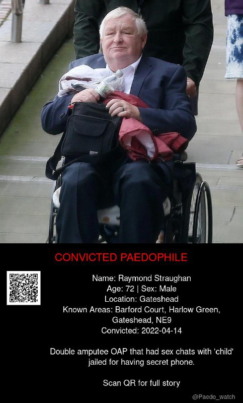 Raymond Straughan 72 from #Gateshead - 14/04/22