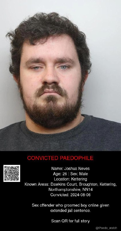 Joshua Neves 26 from #Kettering - 06/08/24