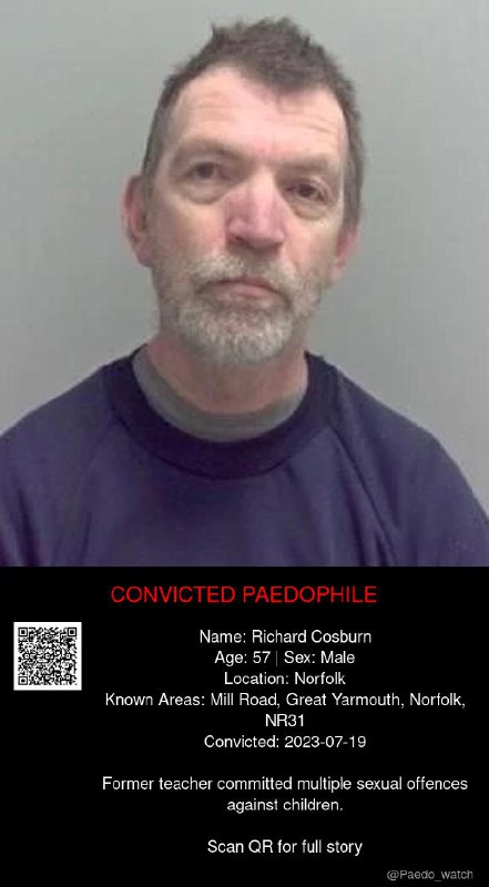 Richard Cosburn 57 from #Norfolk - 19/07/23