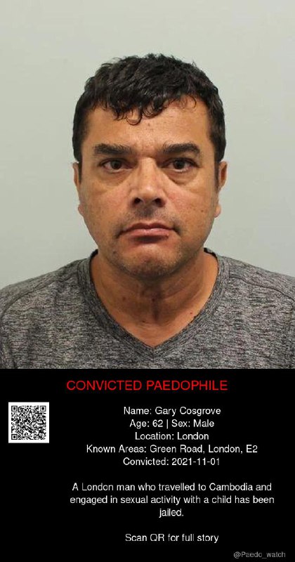 Gary Cosgrove 62 from #London - 01/11/21