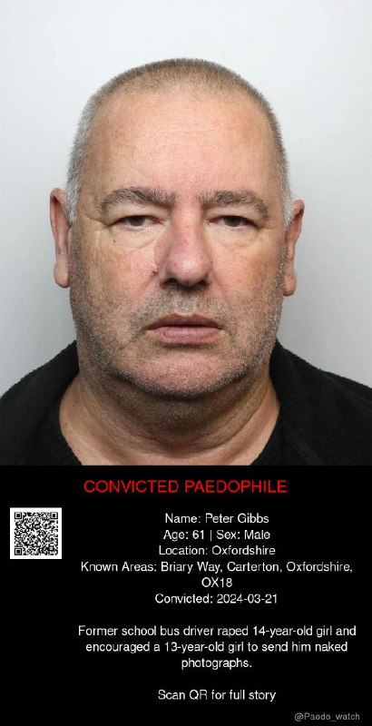 Peter Gibbs 61 from #Oxfordshire - 21/03/24