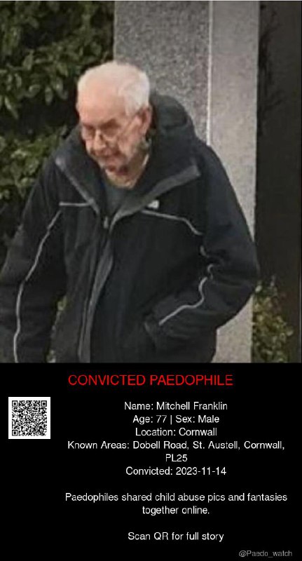 Mitchell Franklin 77 from #Cornwall - 14/11/23