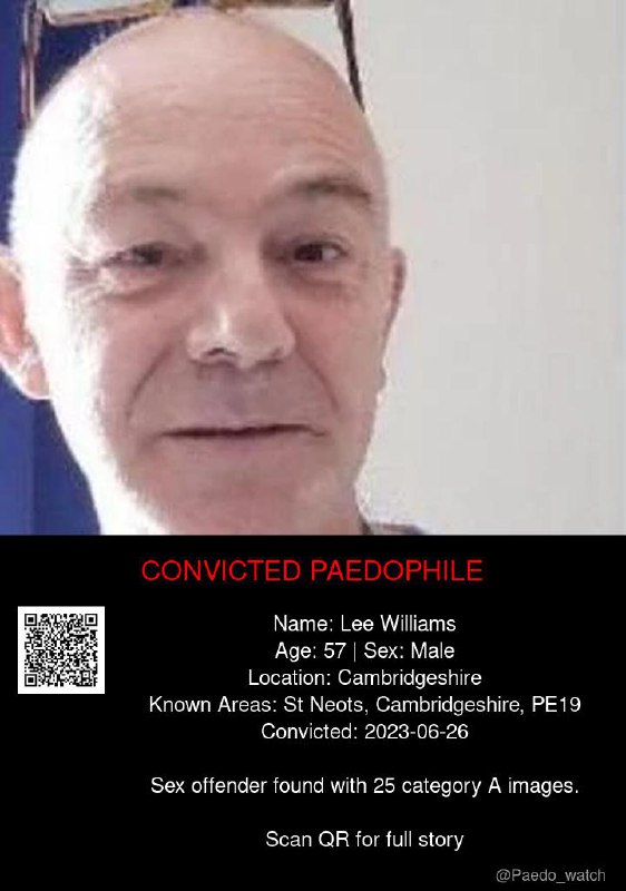 Lee Williams 57 from #Cambridgeshire - 26/06/23