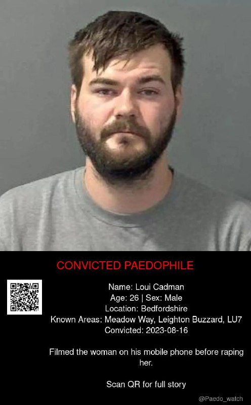 Loui Cadman 26 from #Bedfordshire - 16/08/23